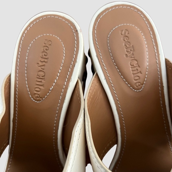 See By Chloé Studded Leather Sandals EU38 US7 ($395) - Picture 6 of 8